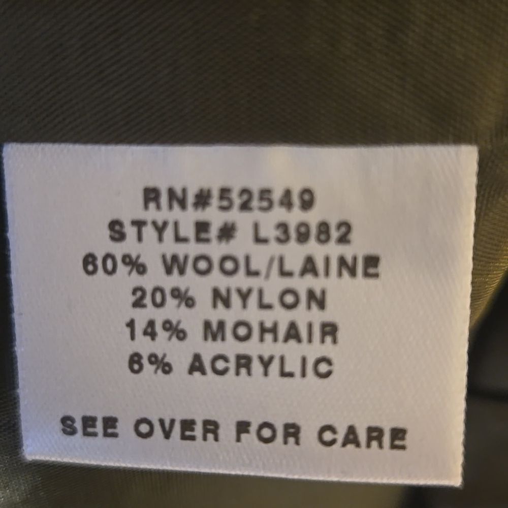 Laundry-Wool blend olive green sleeveless plaid straight dress Size 10. NWT. - Picture 10 of 11